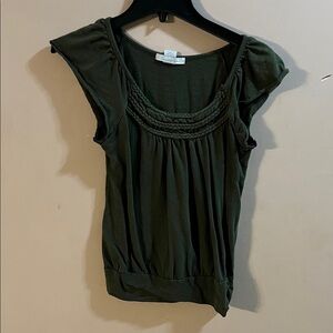 Charlotte Russe Dark Green Blouse